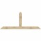 Ekena Millwork Portland Rough Sawn Timber Gable Bracket, Douglas Fir, 96"W x 40"H x 4"D x 6"F, 10/12 Pitch GBW096X40X0406POR00RDF - alternate 1